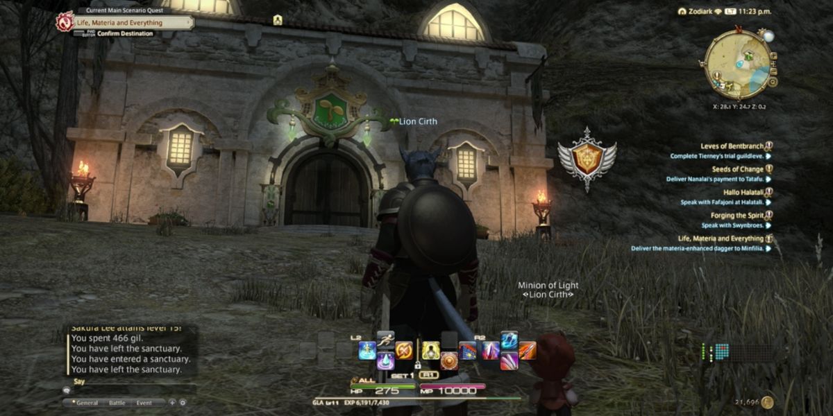 Benefits of FFXIV Sprout Icon - Mentor Hall