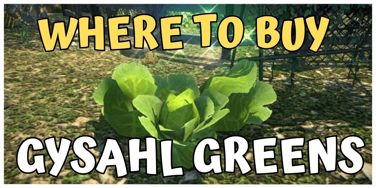 Where to Buy Gysahl Greens in FFXIV